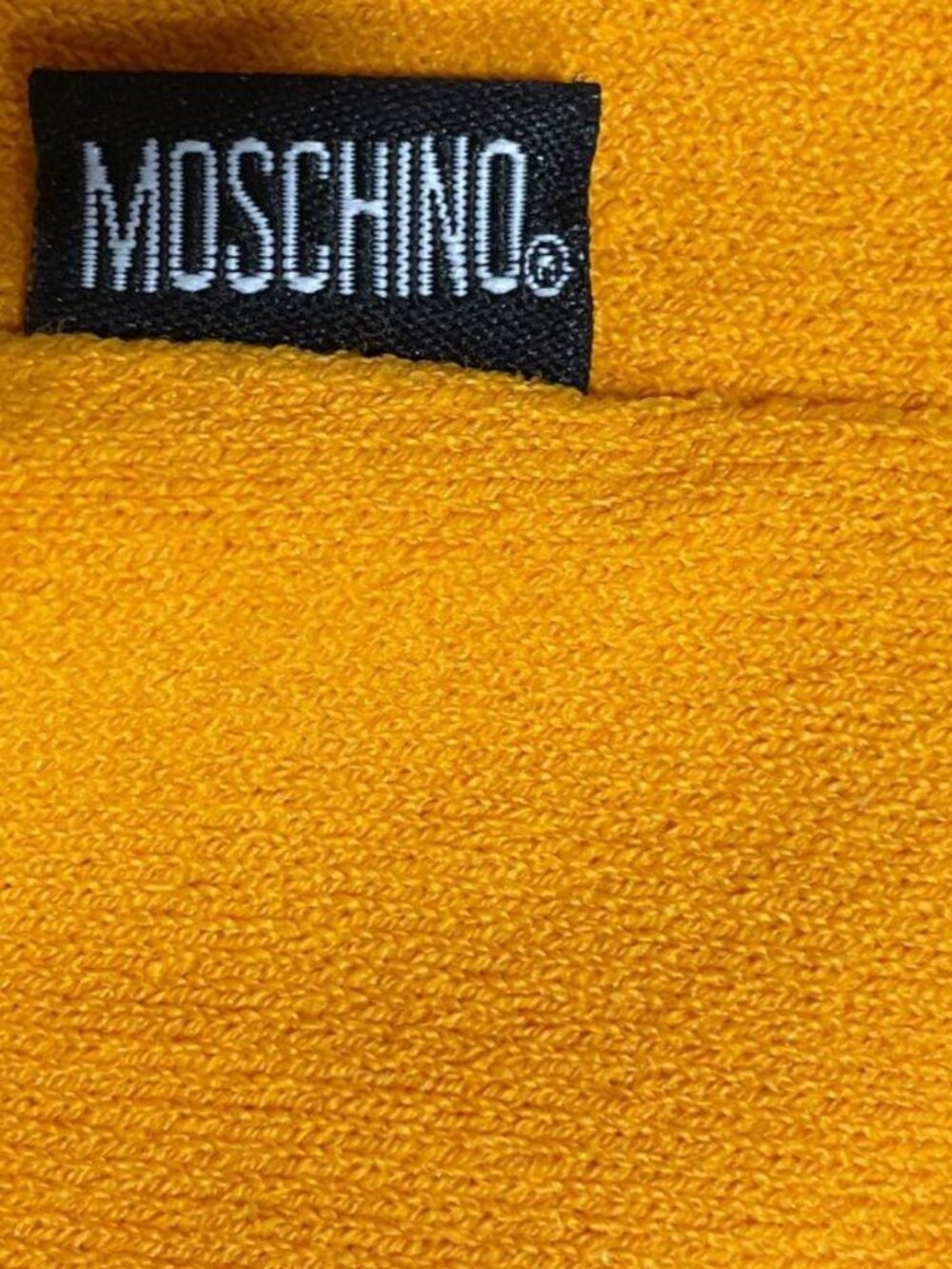 Vintage Moschino Cheap and Chic Beaded Knit Top Orange - 8 - Picture 4 of 6